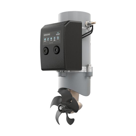 Side-Power SE30 125mm (4.9") 12V DC Single Prop Aluminum Tunnel image number 0