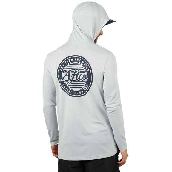 Men's Ocean Bound UPF Solid Hooded Shirt image number 0