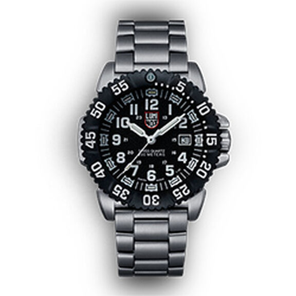LUMINOX Steel Colormark 3150 Series Watch, Black Steel