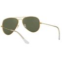 Aviator Large Metal Polarized Sunglasses image number 5