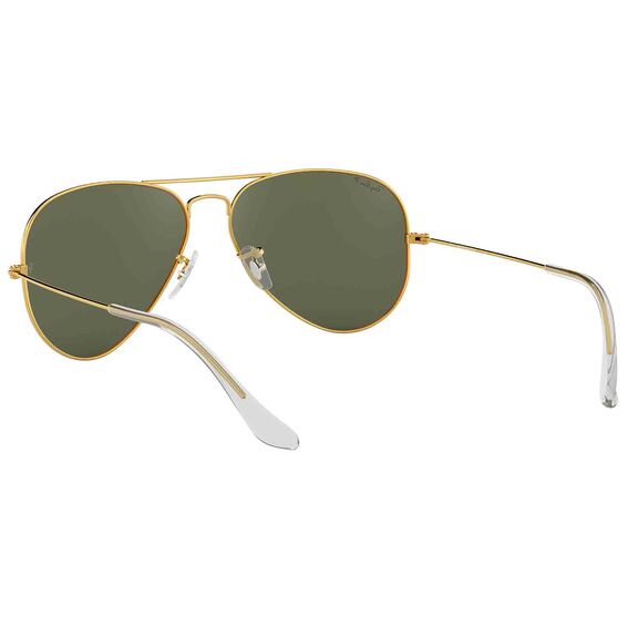 Aviator Large Metal Polarized Sunglasses image number 5