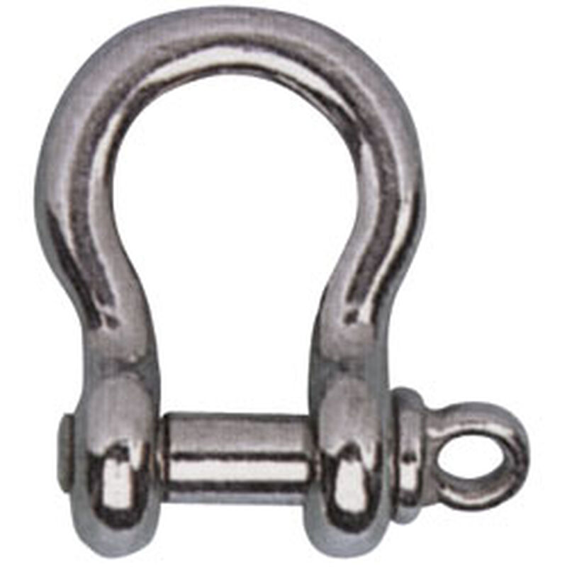 Stainless-Steel Screw Pin Anchor Shackle, 5/16'', 1500lb. SWL image number 0