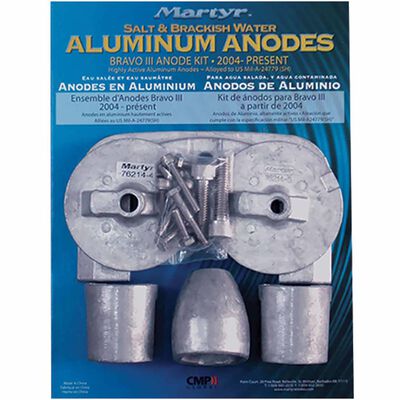 Bravo III, 2004-Present, Aluminum Anodes