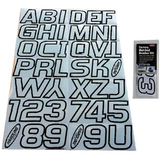 3" Block Lettering Kit Contrasting Outline, Series 700