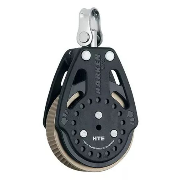 Harken 57mm Ratchamatic&reg; HTE Block &mdash; Swivel, 1.5x Grip image number 0