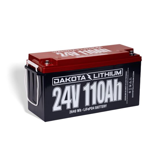 Dakota Lithium Iron Phosphate Marine Battery, 24V, 110Ah image number 0