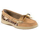 Women&rsquo;s Angelfish Leopard Shimmer Slip-On Boat Shoes image number 0