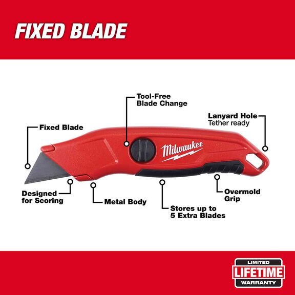 Fixed Blade Utility Knife image number 1