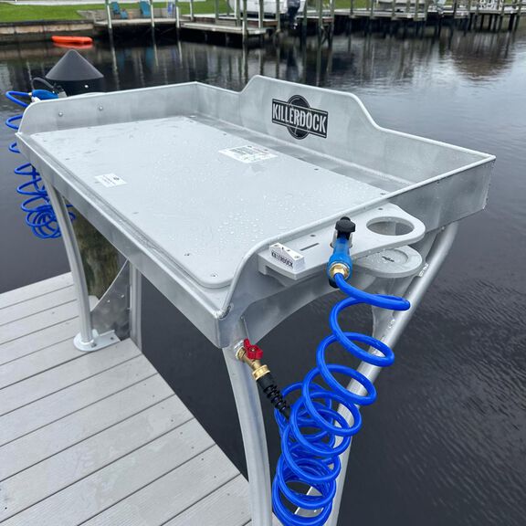 5.5 Upscale Fish Cleaning Station, 90&deg; Base image number 1