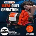 SEAFLO 33 Series 12V DC Diaphragm Pump &ndash; 3.0 GPM, 45 PSI, Self-Priming, Run Dry Safe, Built-In Pressure Switch image number 5