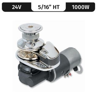 Lofrans Project 1000/X2 Capstan Vertical Electric Windlass with Drum, 5/16" HT (G4), 12V DC, 1000W