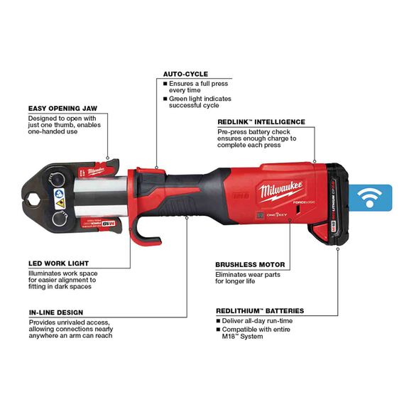 M18&trade; FORCE LOGIC&trade; Press Tool with ONE-KEY&trade; image number 1