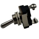 Chrome Plated Toggle Switch, 11/16in Handle, Off/On, SPST image number 1