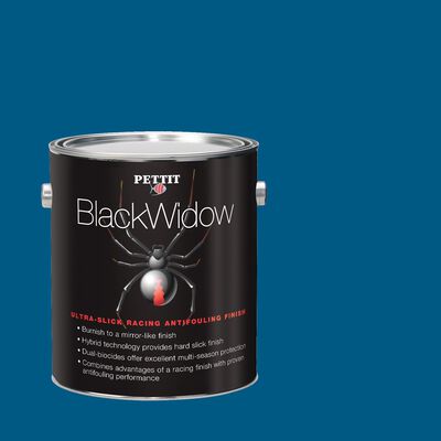 Black Widow Bottom Paint, Dark Blue, Gallon