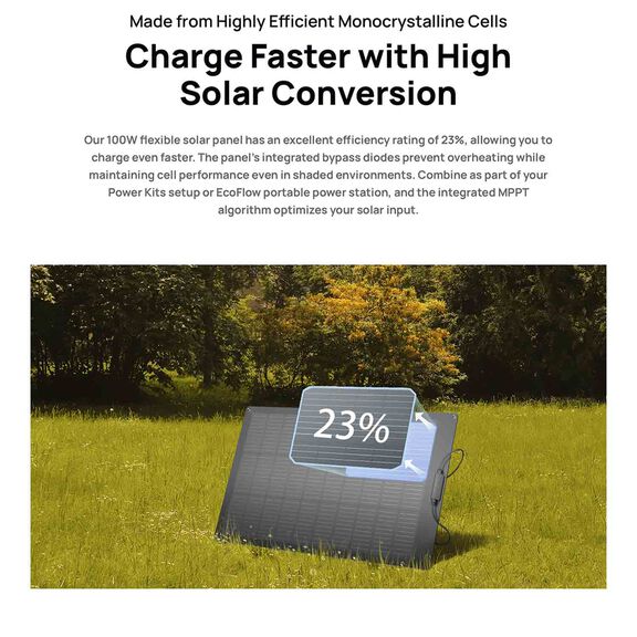100W Flexible Solar Panel image number 6
