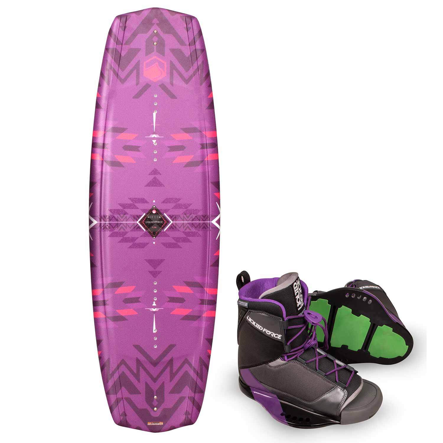 LIQUID FORCE 136 Jett Wakeboard with Transit binding, Size, 7-10