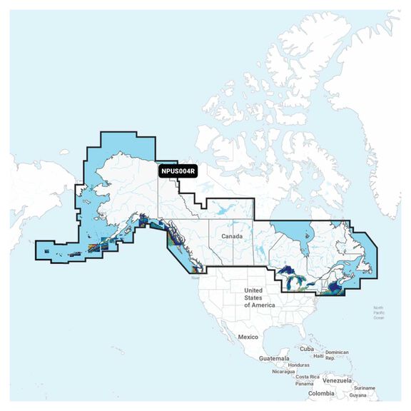 Navionics Platinum+ US004R Canada & Alaska Electronic Chart image number 0