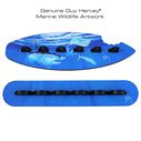 Guy Harvey Shark Bite Surfboard 6 Rod Wall Rack image number 0