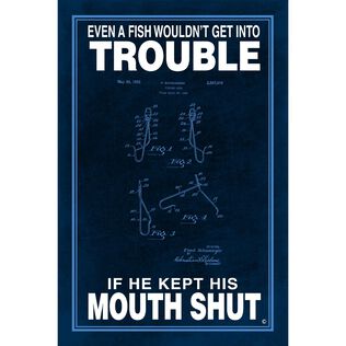 If Fish Kept His Mouth Shut Poster