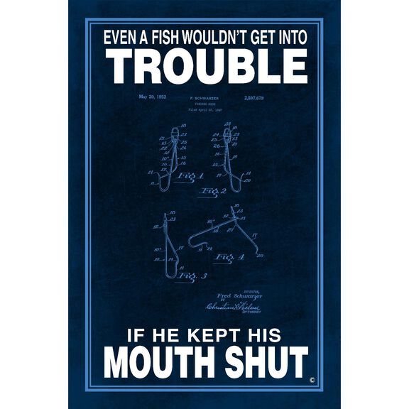 If Fish Kept His Mouth Shut Poster image number 0