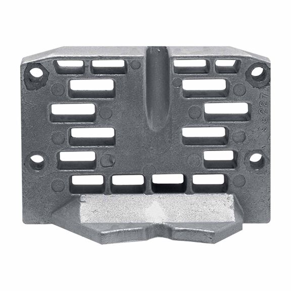 Magnesium Anode for OMC, Johnson/Evinrude, 3.33" x 4.6" x 0.6" image number 0