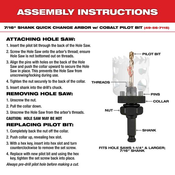 HOLE DOZER&trade;  11 Piece Automotive Hole Saw Kit image number 6