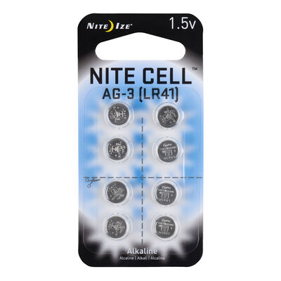 Nite Ize® Nite Cell™ AG-3 Battery, 8-Pack