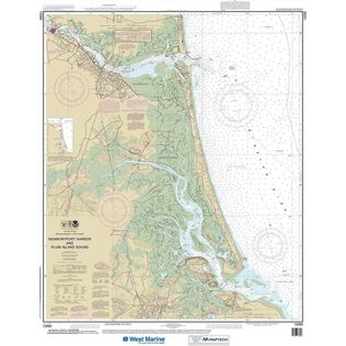 Maptech&reg; NOAA Recreational Waterproof Chart-Newburyport Harbor and Plum Island Sound, 13282
