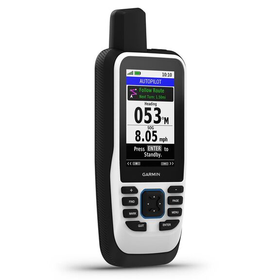 GPSMAP 86s Handheld GPS with Worldwide Basemap Charts image number 1