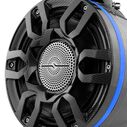 HYDRO 8" Marine Tower Speakers PRO-HY8.4 Included and CS8 Cover, Black image number 1