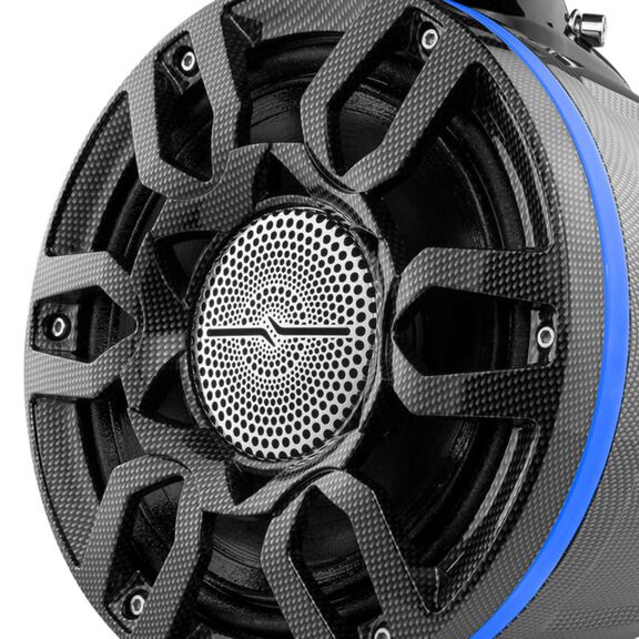 HYDRO 8" Marine Tower Speakers PRO-HY8.4 Included and CS8 Cover, Black image number 1