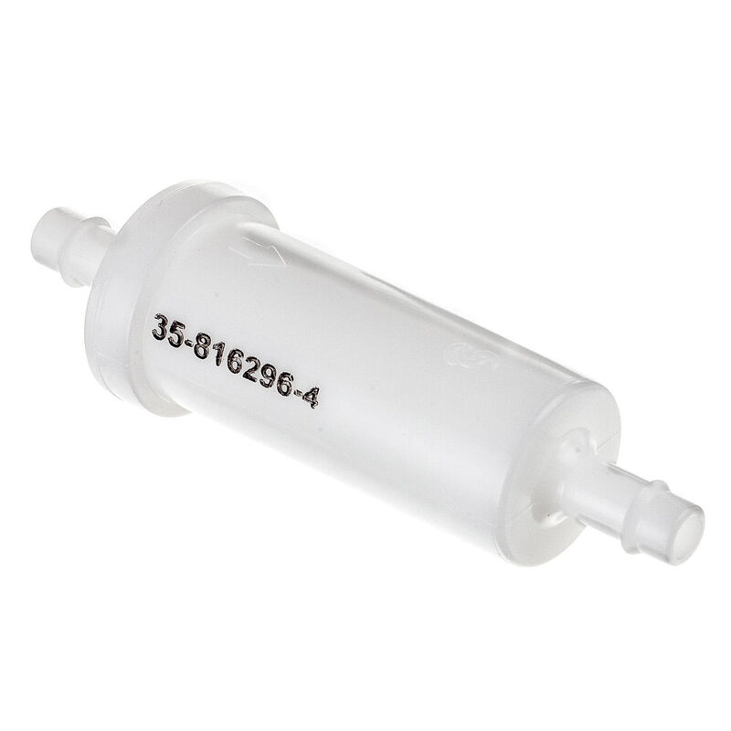 Quicksilver 816296Q2 Marine Engine In-Line Fuel Filter with Barbs for 5/16" (8 mm) Fuel Lines | by West Marine