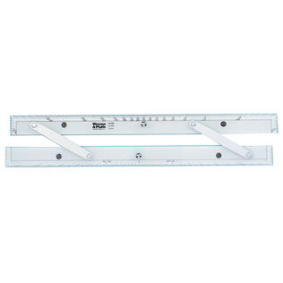 Aluminum Arm Parallel Ruler, 18"
