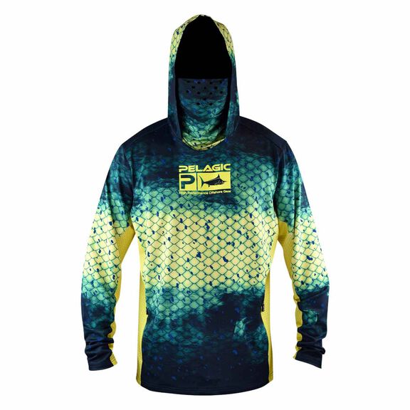 Men&rsquo;s Exo-Tech Hooded Shirt Dorado Print image number 0
