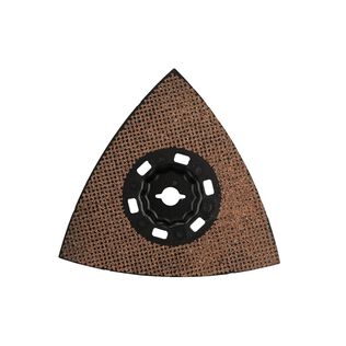 StarlockMax&reg; Oscillating Multi-Tool 4-1/2" Tungsten Carbide 60 Grit Delta Triangle Sanding Pad