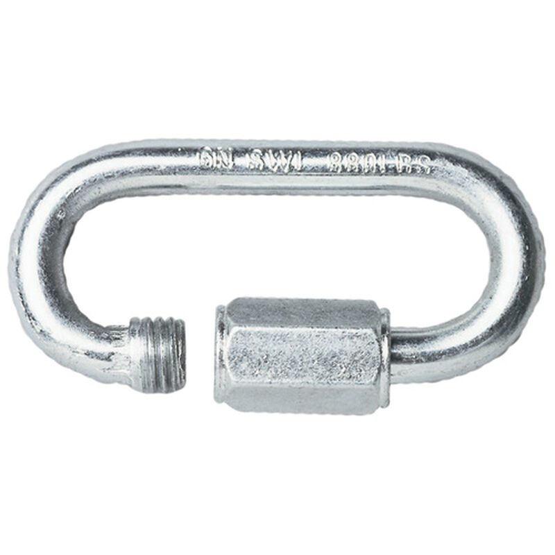 Galvanized-Steel Quick Link, 5/16" Wire Dia., 2-15/16''L, 3450lb. Breaking Strength image number 0