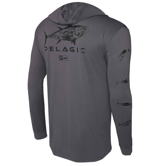 Men's Aquatek Gyotaku Hooded Shirt image number 0