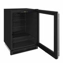 24" Stainless Glass Door Refrigerator image number 2