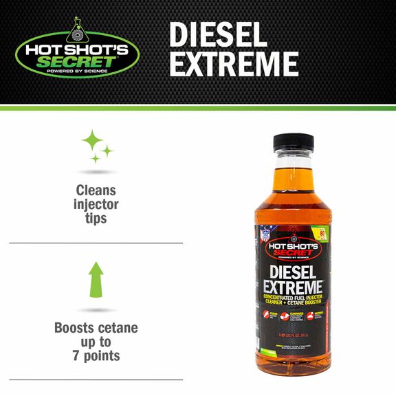 Hot Shot's Secret DIESEL EXTREME Injector Cleaner & Cetane Boost, 32 oz. image number 1