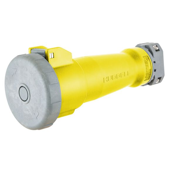 Hubbell Marine Pin & Sleeve Connector, 4P5W, 100A 277/480v image number 1