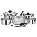 Ten-Piece Stainless-Steel Nesting Cookware Set image number 0