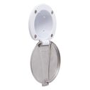 Recessed Cup & Lid Set Stainless Steel Lid / Plastic Cup Arctic White image number 6