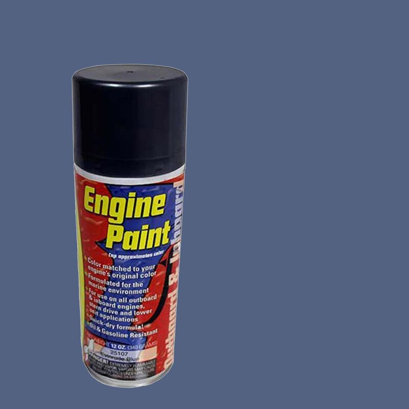 Engine Spray Paint - Yamaha Metallic Blue Silver (1985-90) image number 0