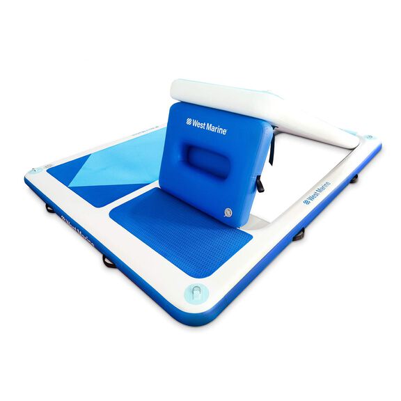 WEST MARINE Floating Slide Dock Kit 10' x 8' x 6" Inflatable Platform