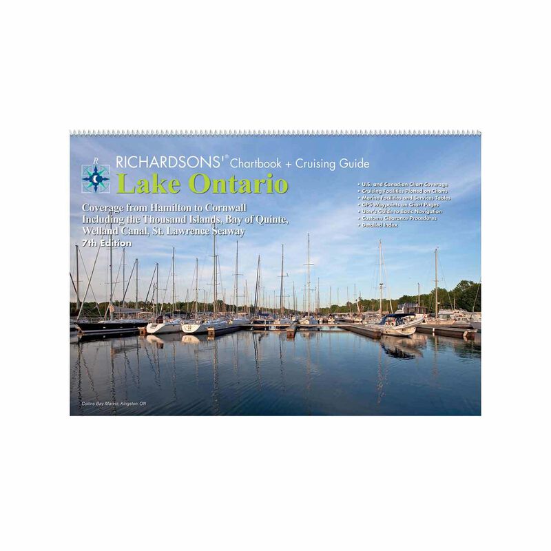 MAPTECH Richardsons' Chartbook and Cruising Guide, Lake Ontario West