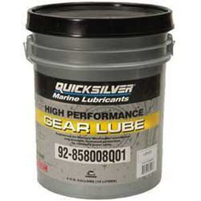 Quicksilver High Performance Gear Lube, 5 Gallons