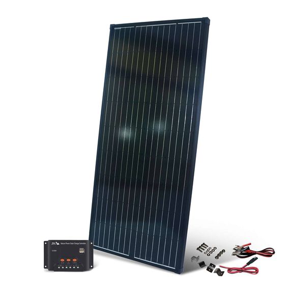 215 Watt 12V Solar Panel with Charge Controller image number 0