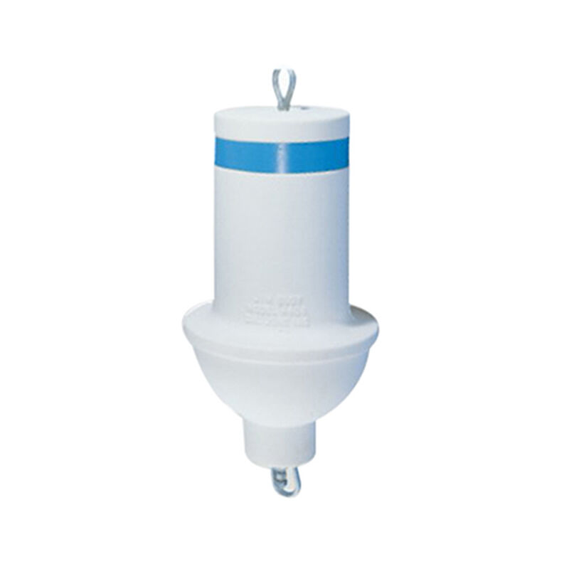 White Fatboy Mooring Buoy Swivel and Eye Style West Marine