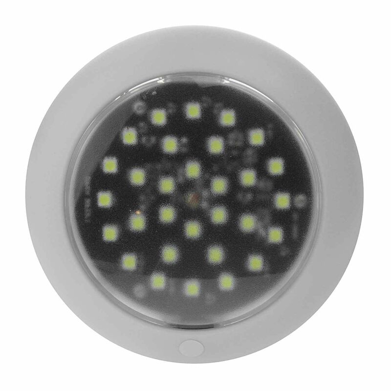 5 1/2" Waterproof LED Dome Light, Blue/White image number 0