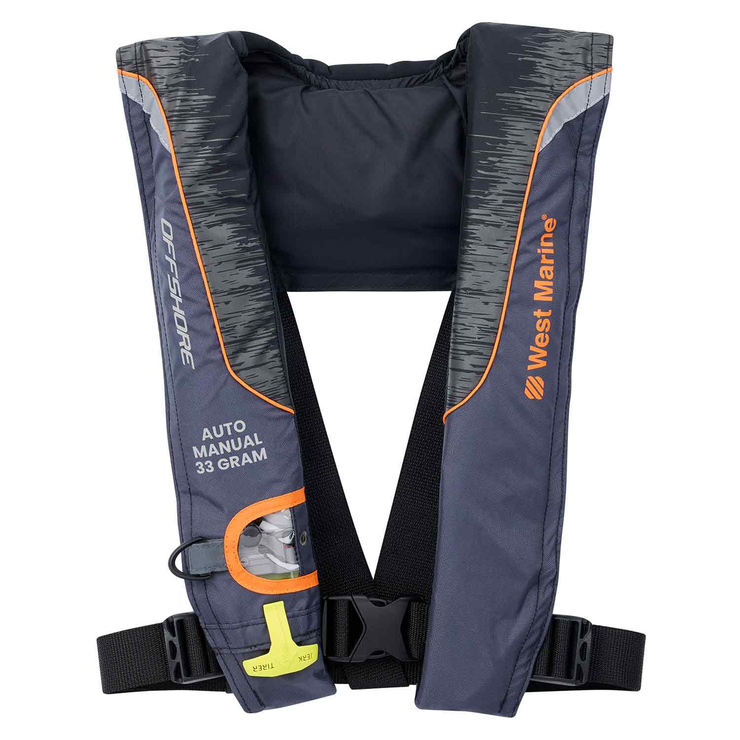 Adult Inflatable Offshore Life Jacket